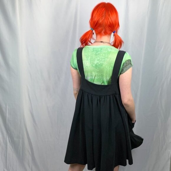 WEAREVER Black Flowy Jumper Dress Size Medium - Picture 3 of 6